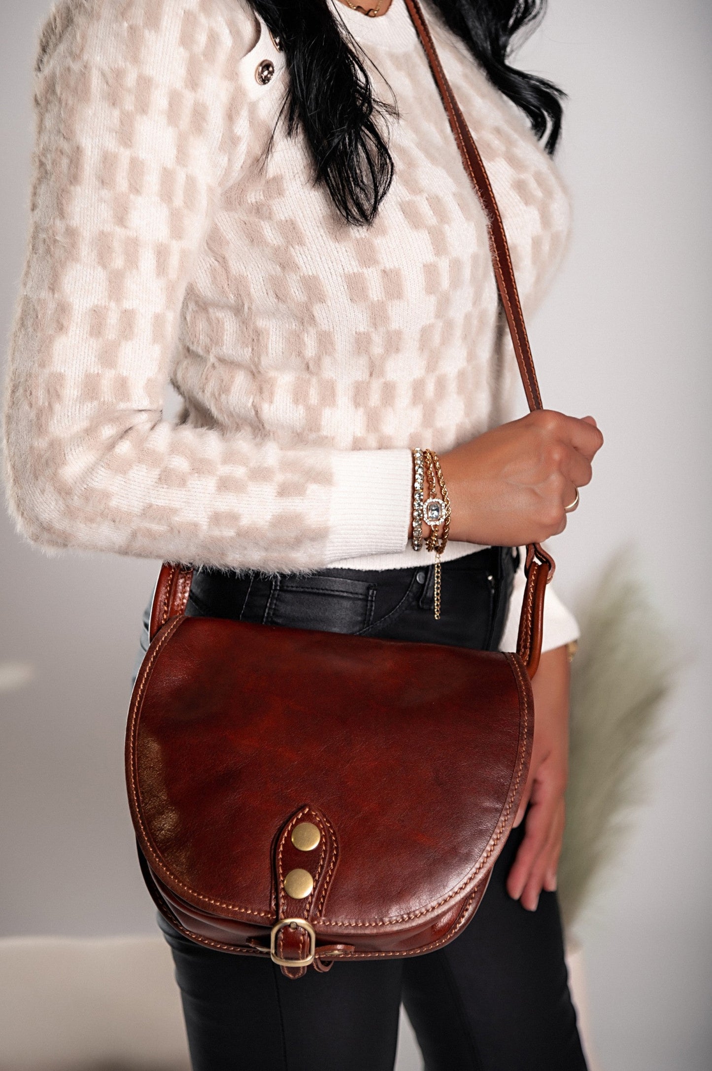 Nova Genuine Leather Crossbody