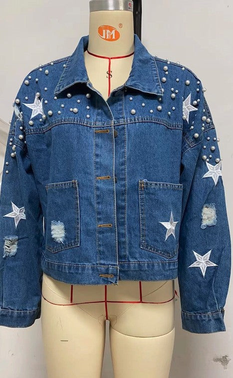 Pearl Denim Jacket