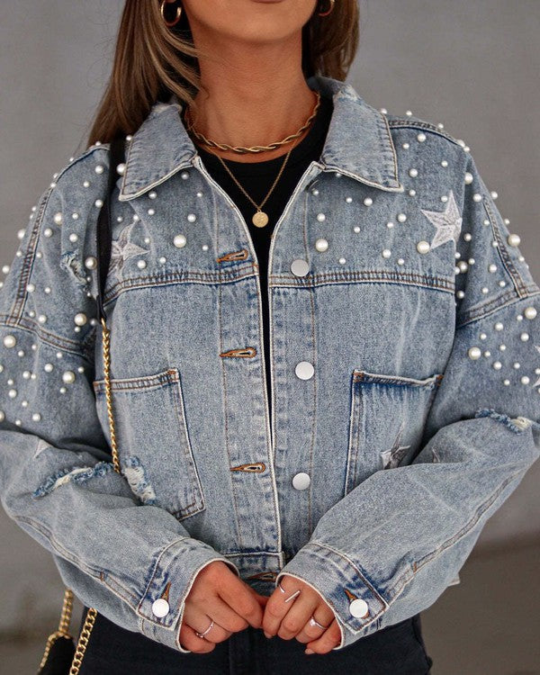 Pearl Denim Jacket