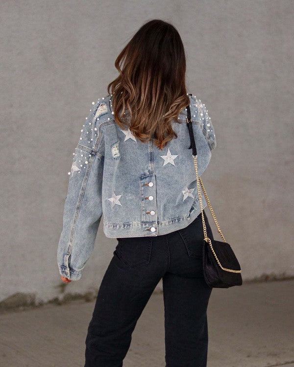 Pearl Denim Jacket