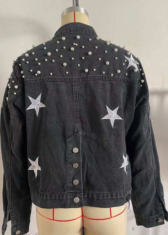 Pearl Denim Jacket