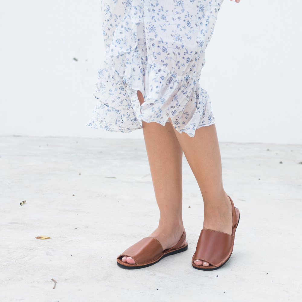 The Avarca Open-Toe Slip-On Flats