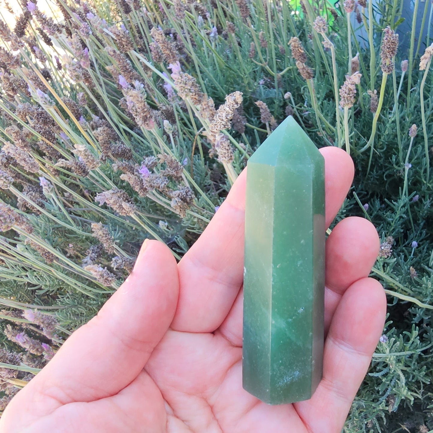 Aventurine Polished Point Crystal Tower