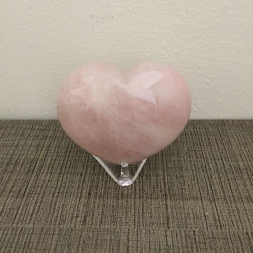 Rose Quartz Heart Crystal