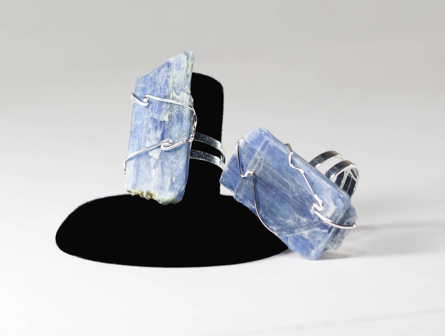 Raw Kyanite Crystal Ring