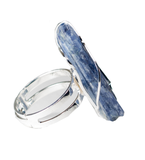 Raw Kyanite Crystal Ring