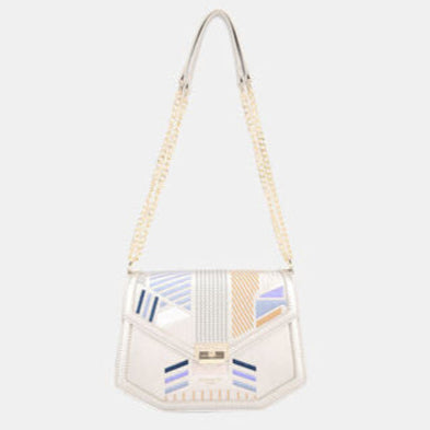 Geometric Print Crossbody Bag