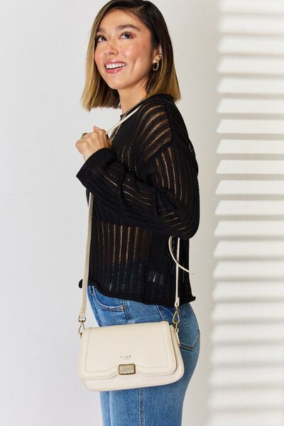 Faux Leather Crossbody Bag