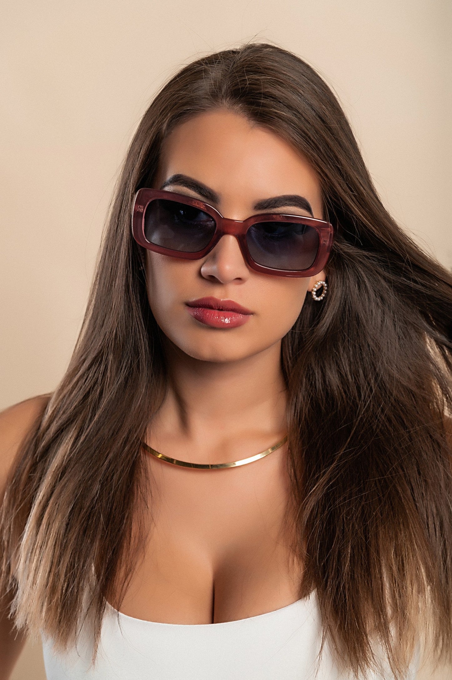 Burgundy Bordo Sunglasses