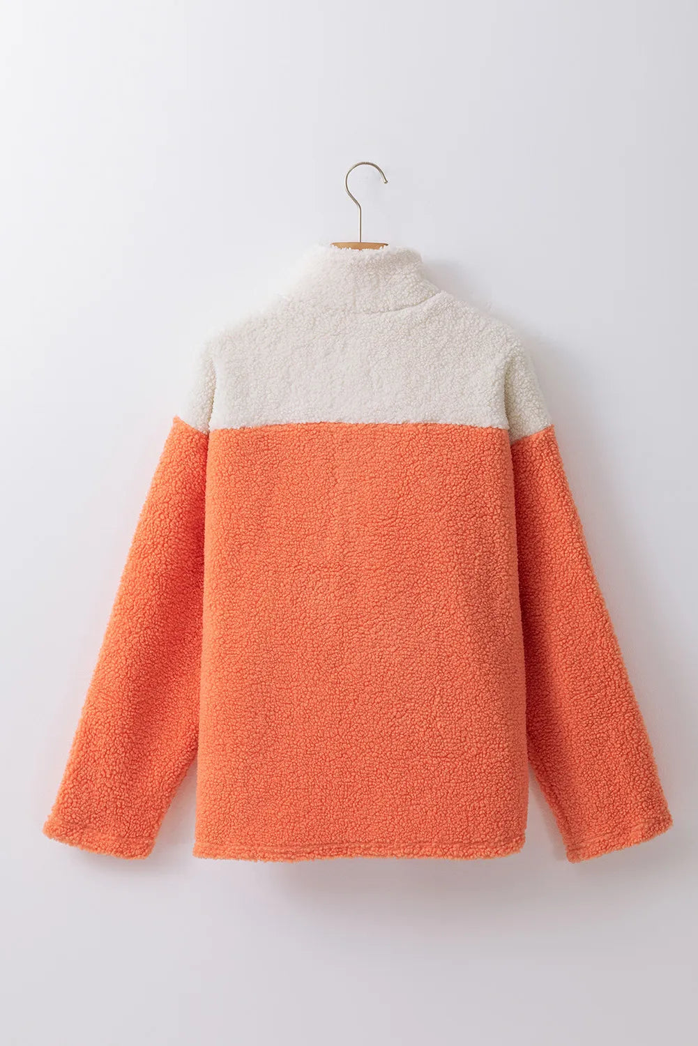 Color Block Half Zip Sweatshirt