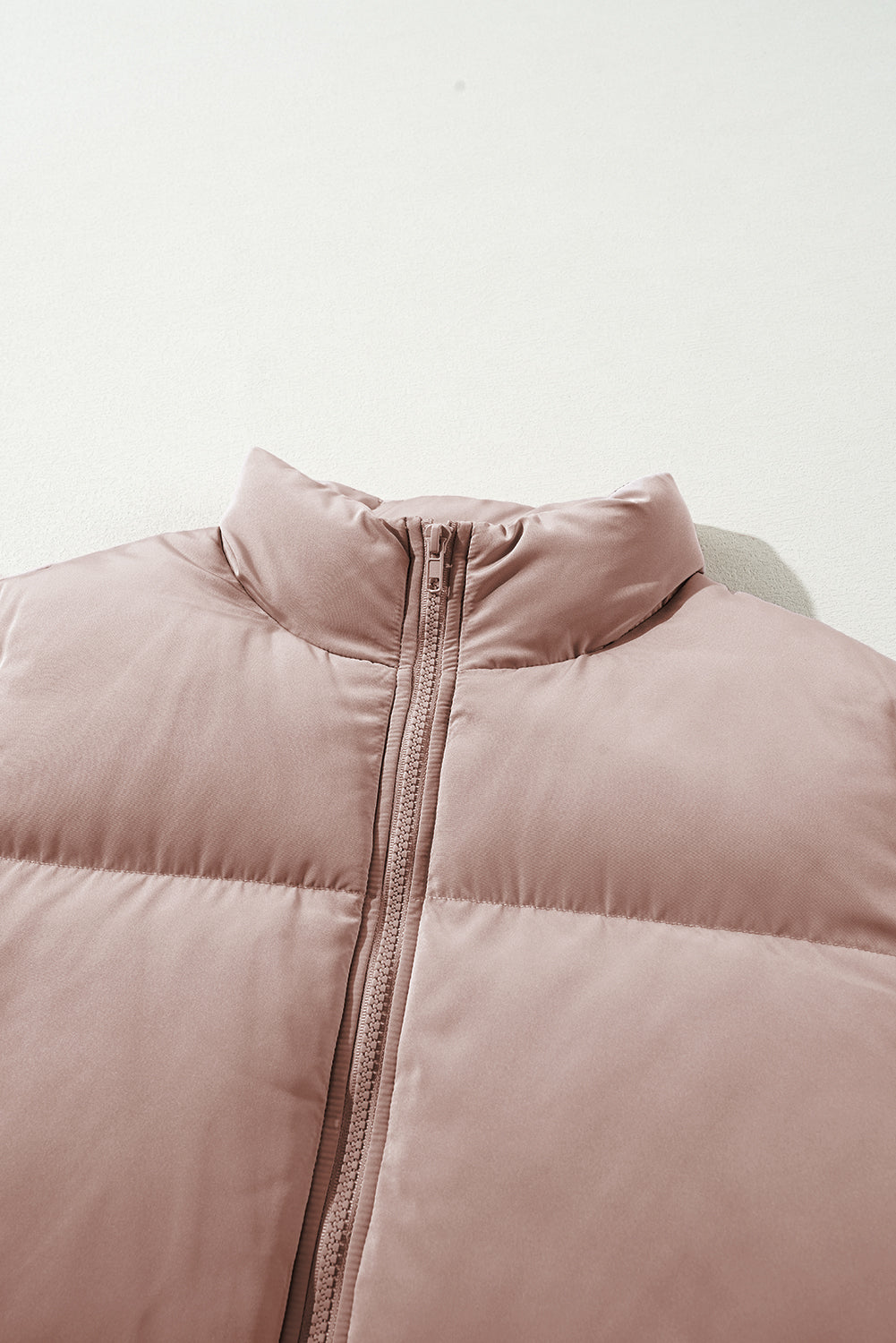 Apricot Pink Puffer Jacket