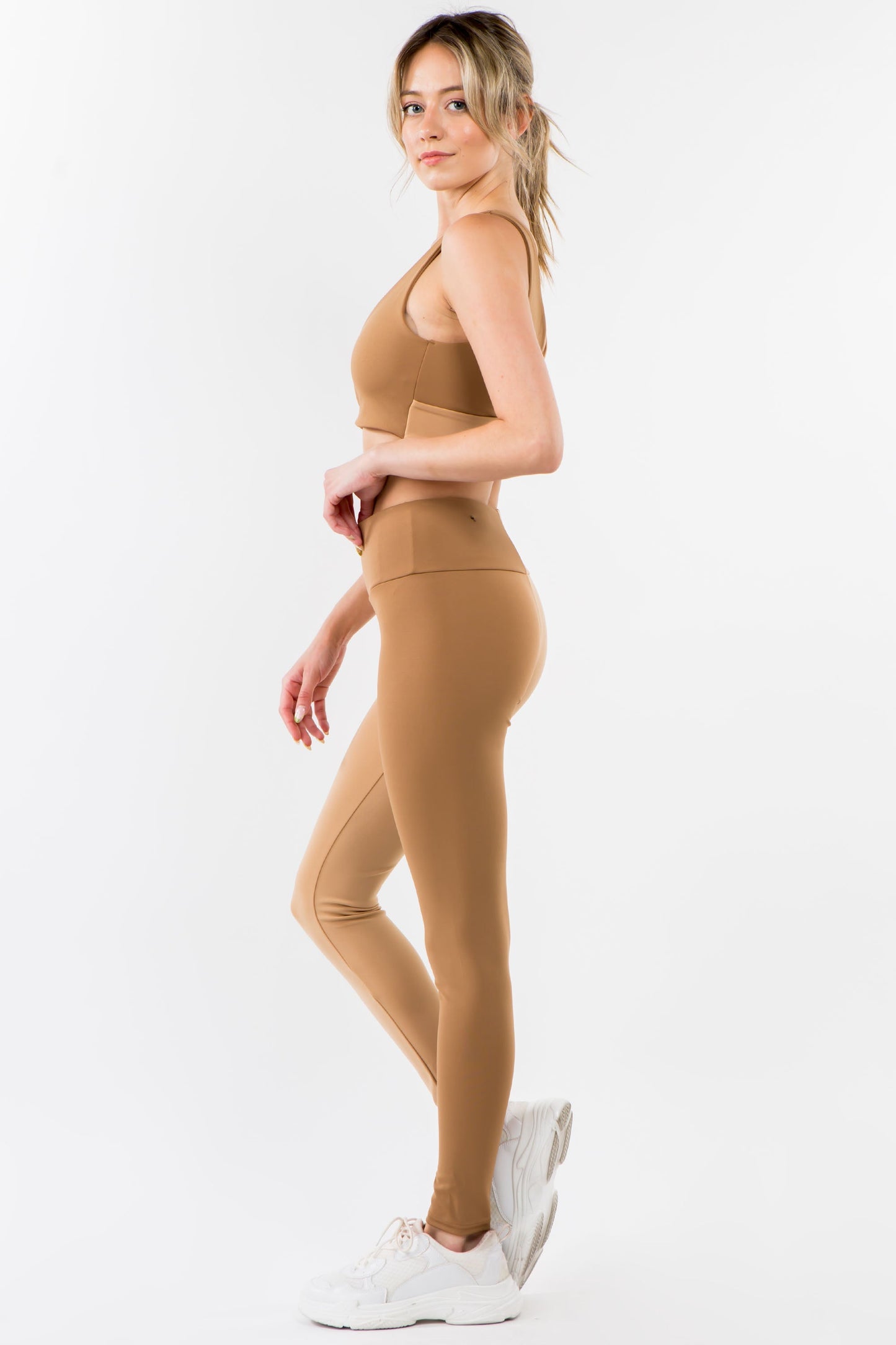 Two-Piece Two-Tone Activewear Set