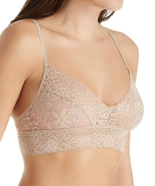 Semi-sheer Lace Bralette