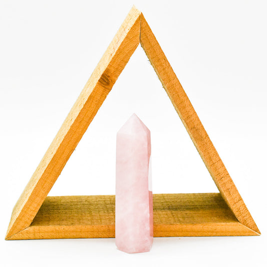 Rose Quartz Crystal Tower