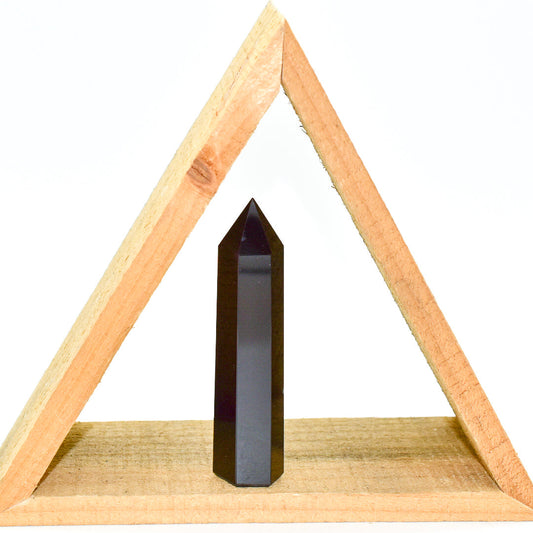 Black Onyx Crystal Point Tower