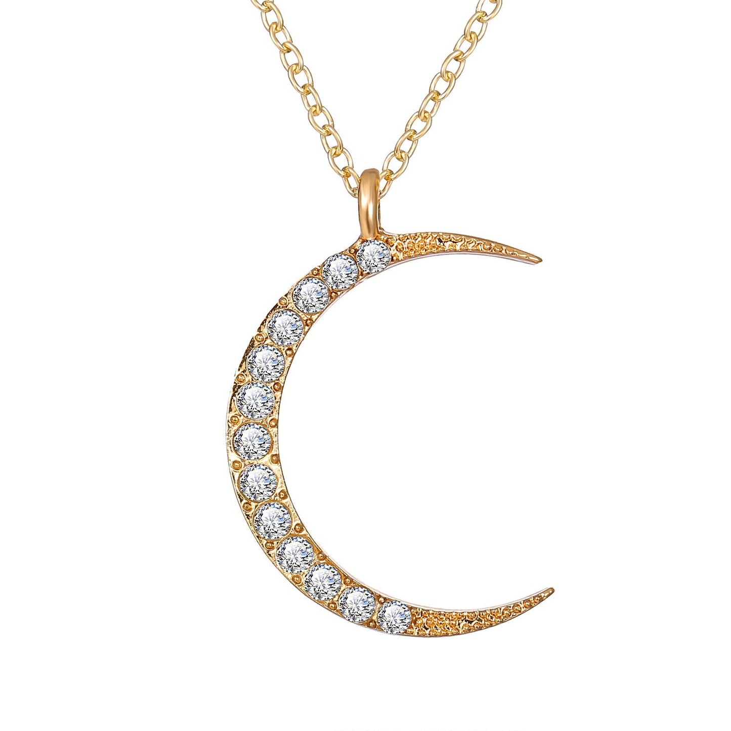 3 Piece Celestial Pave Necklace With ® Crystals 18K Gold Plated