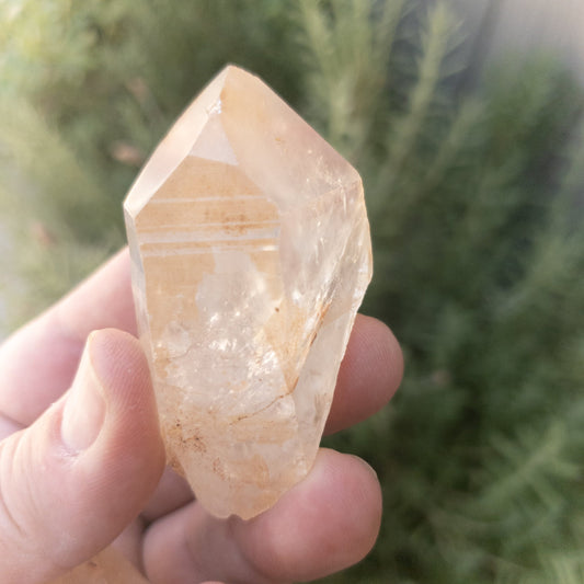 Tangerine Quartz Point Crystal