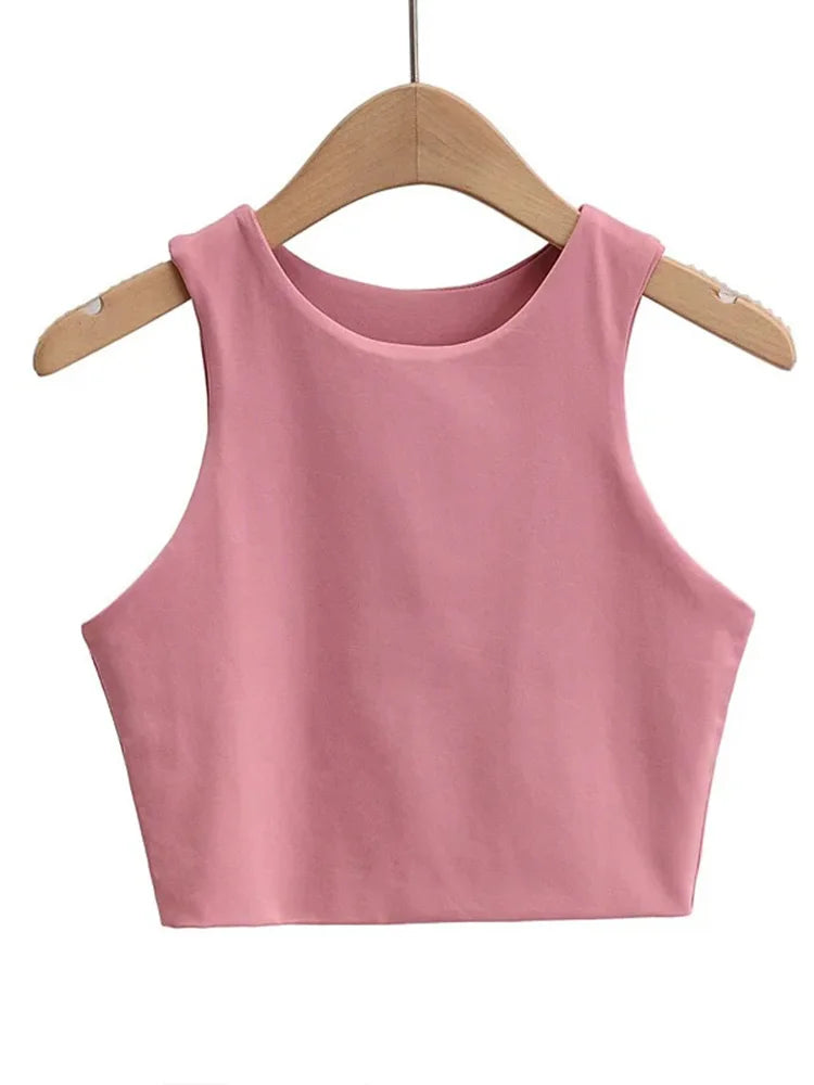 Women's Nylon Cropped Top