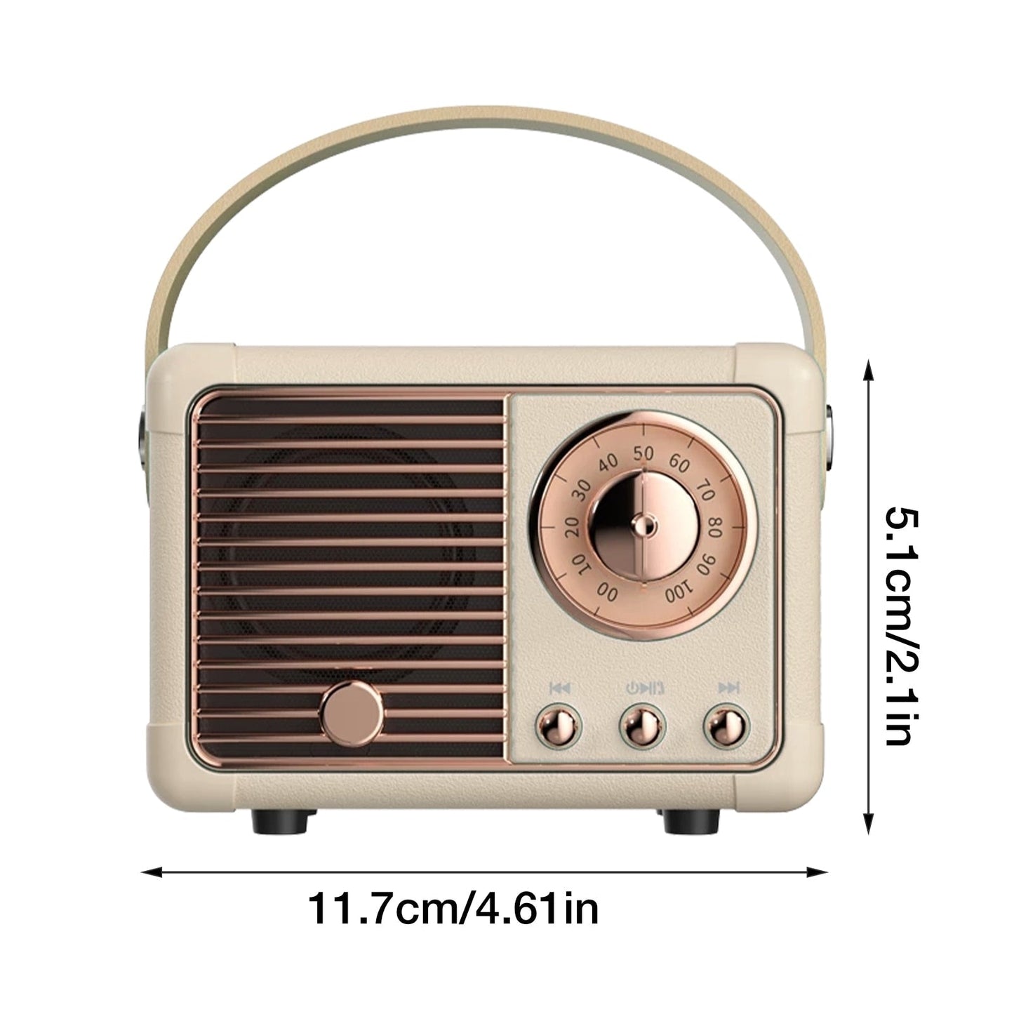 Bluetooth Retro Speaker with Radio