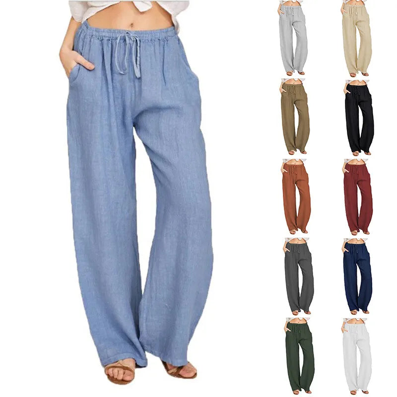 Women's Linen Casual Pants