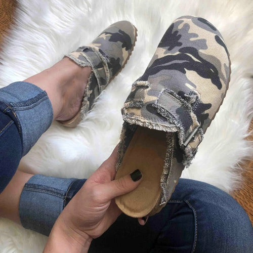 Women's Canvas Loafer Clogs