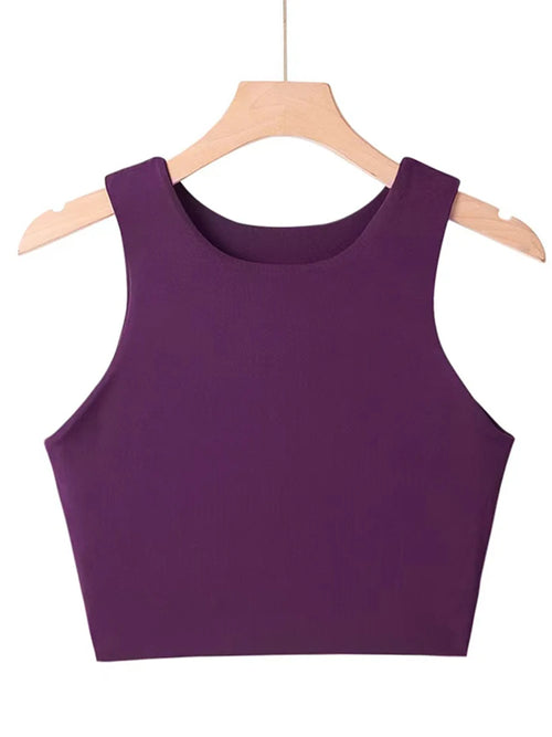 Women's Nylon Cropped Top