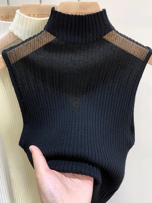 Women's Mesh Knitted Top