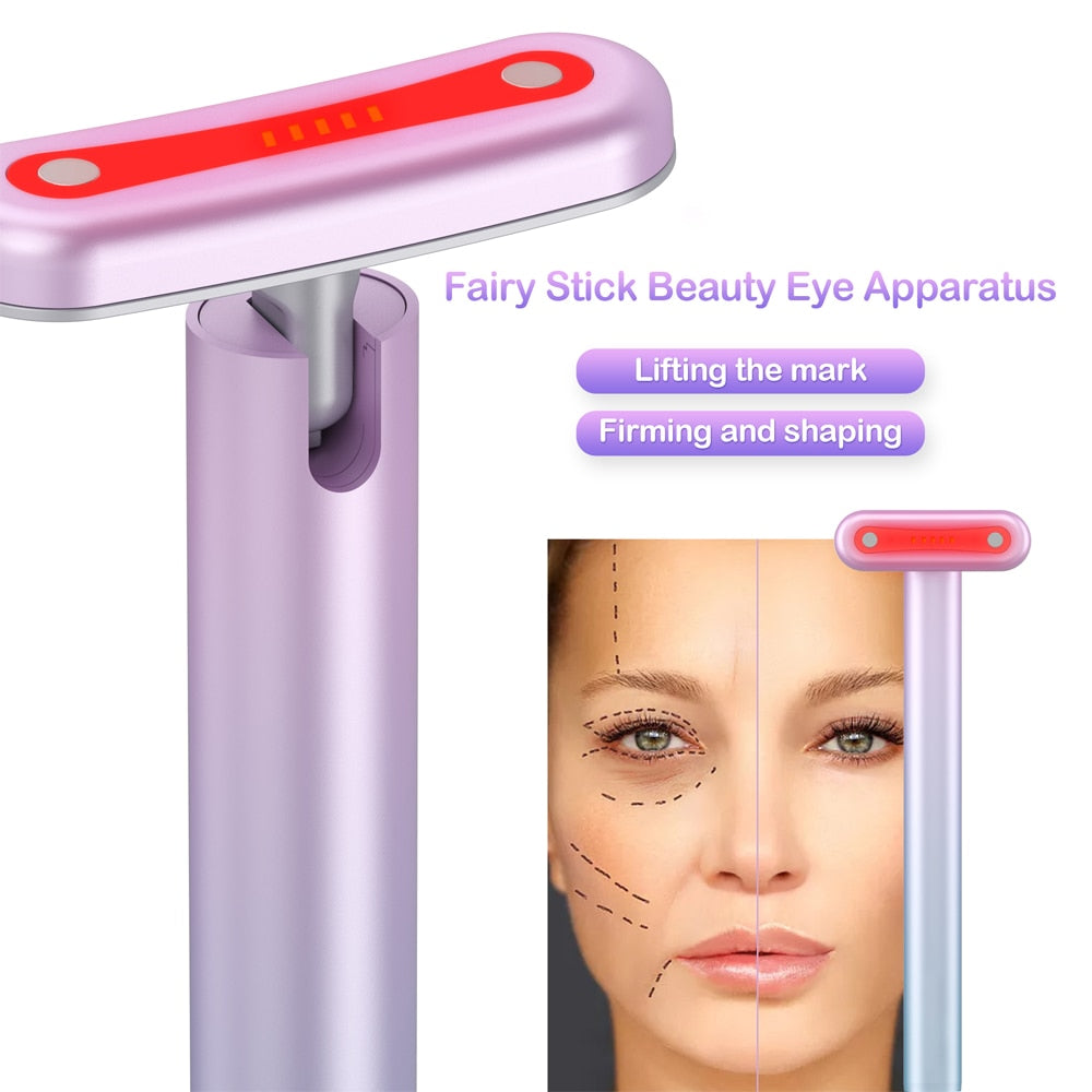 4 in 1 Facial Skincare Tool Red Light For Face Neck EMS Micro current