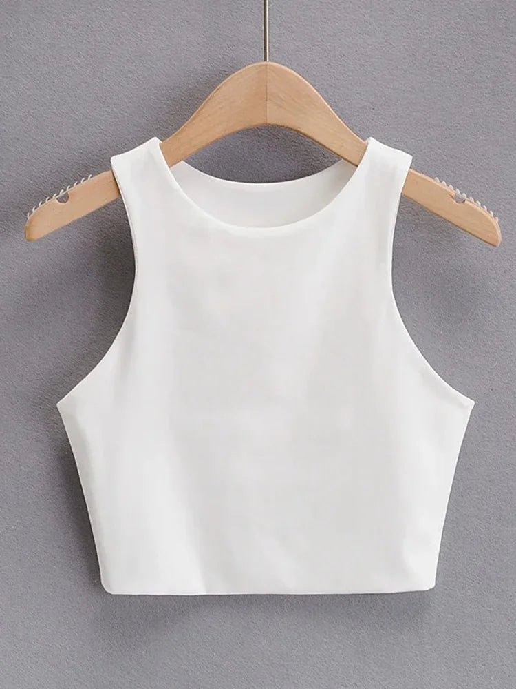 Women's Nylon Cropped Top