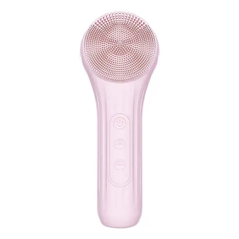 Portable Mini Electric Heated Silicone Facial Cleansing Brush