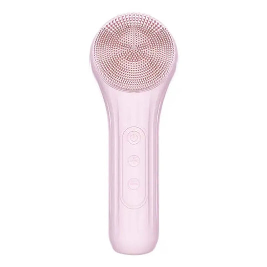 Portable Mini Electric Heated Silicone Facial Cleansing Brush