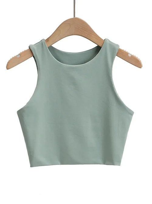 Women's Nylon Cropped Top