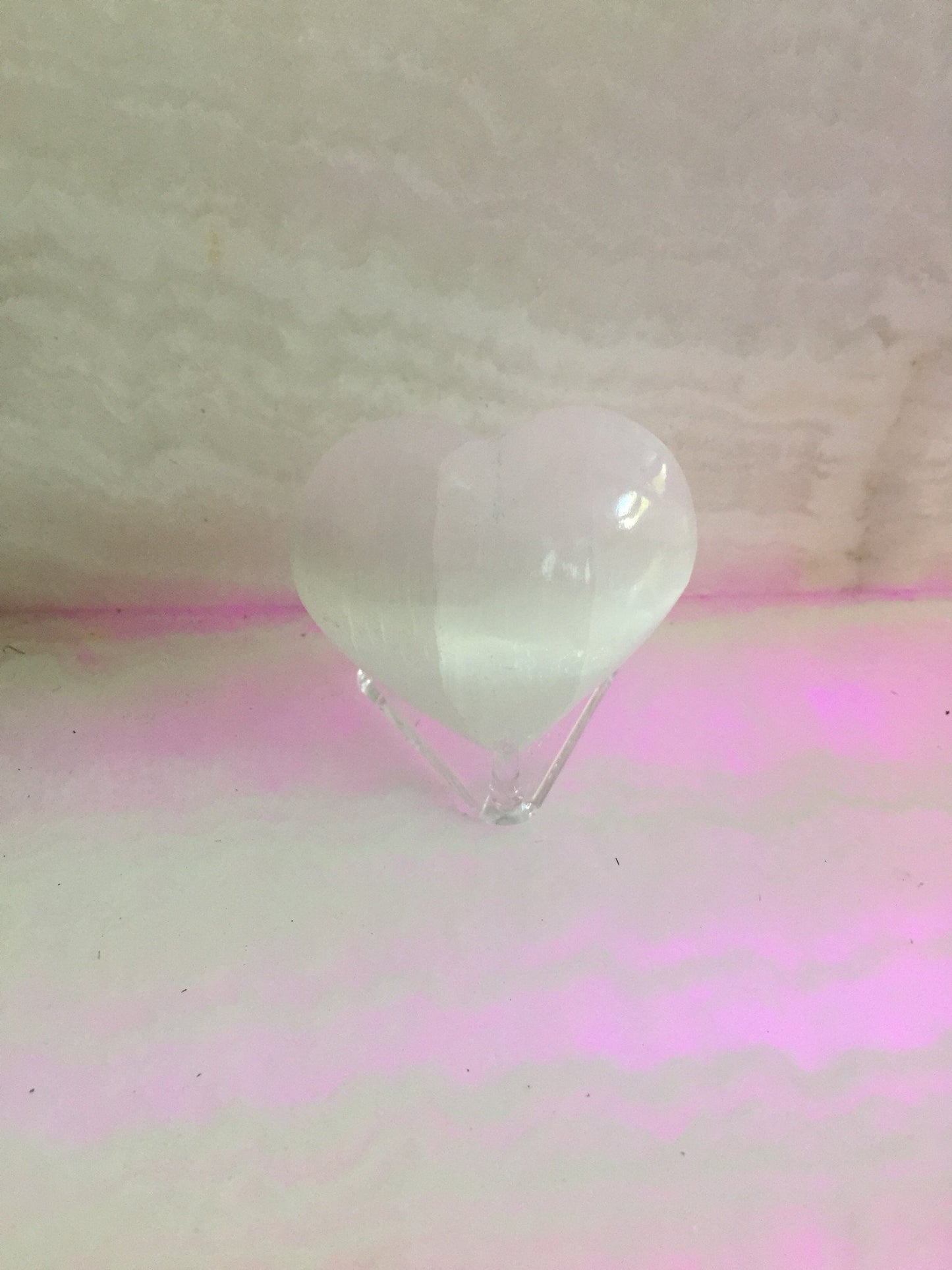 Selenite Heart Crystal