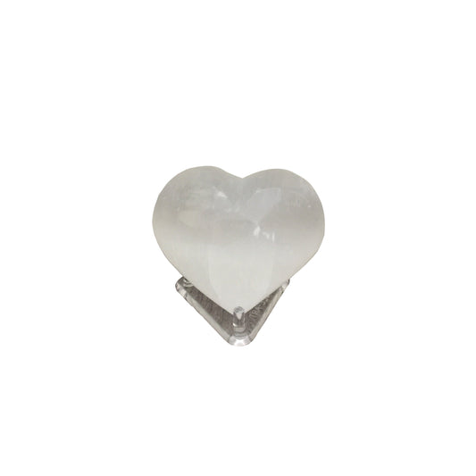 Selenite Heart Crystal