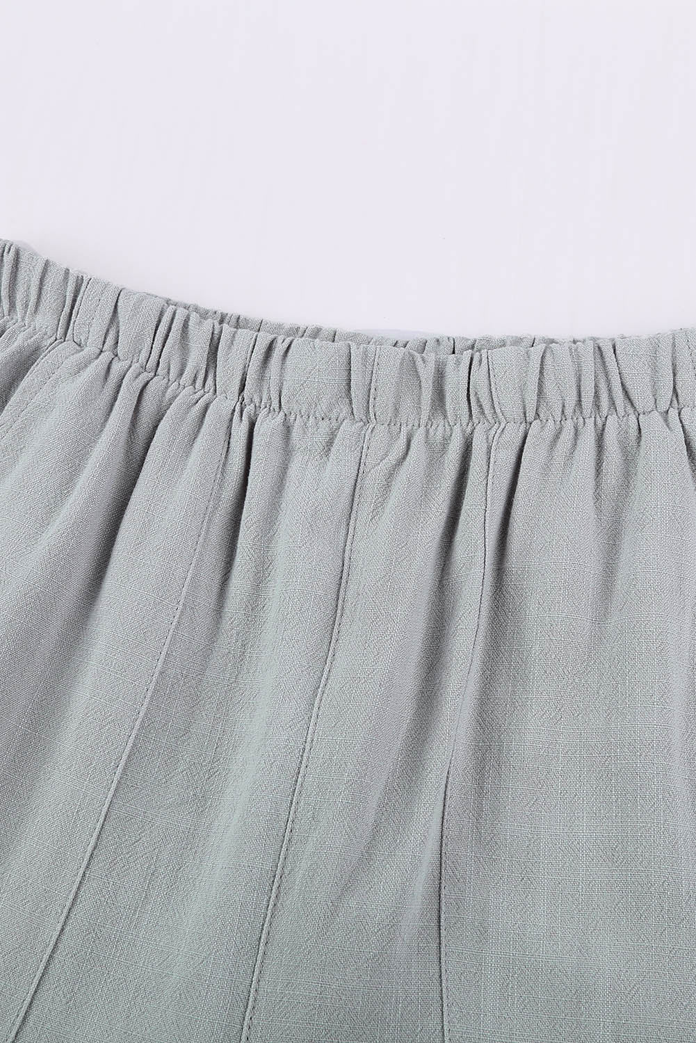 Pocketed Flutter Linen Cotton Shorts