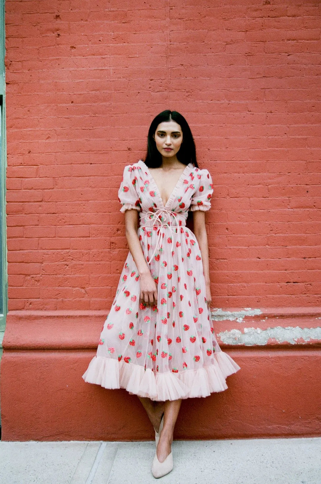 Cherry Midi Dress