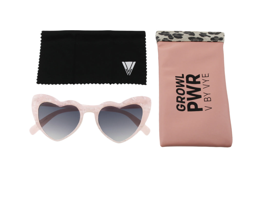 Women's Heart-Shaped Sunglasses