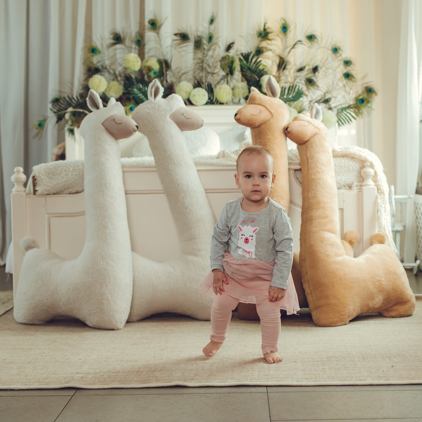 Children's Giant Plush Alpaca