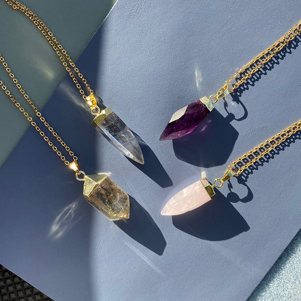 Boho Healing Crystal Necklace