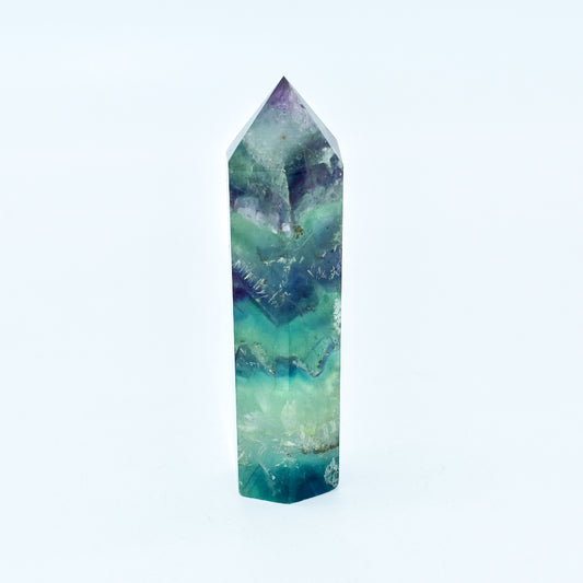 Fluorite Point Crystal Tower