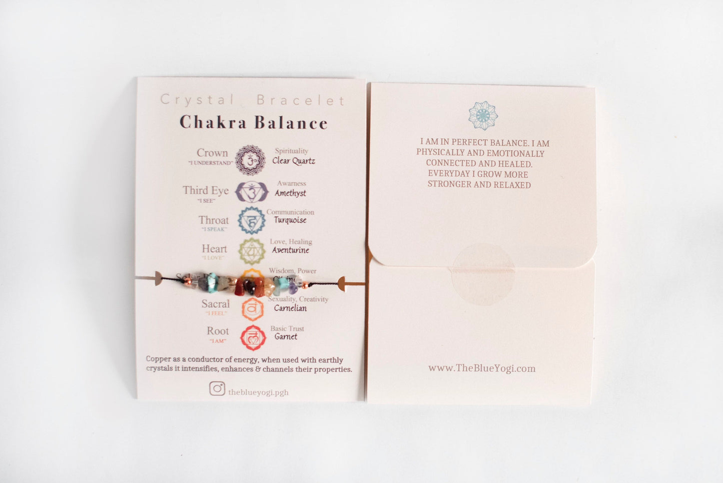 Chakra Balance Crystal Bracelet