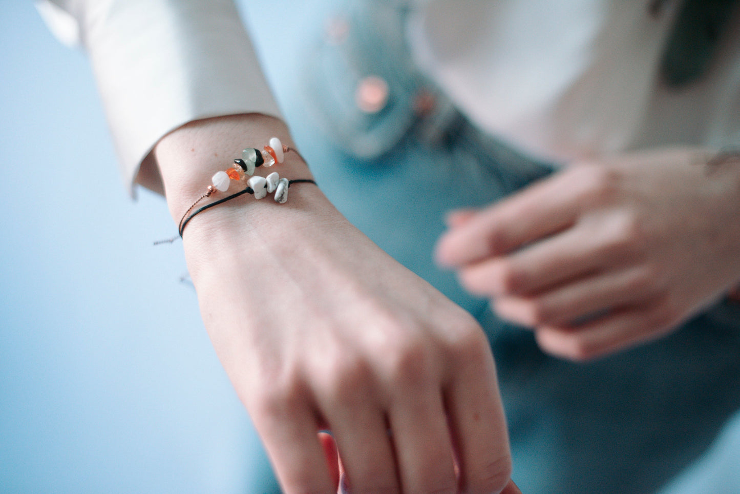 Manifestation Crystal Tie Bracelet