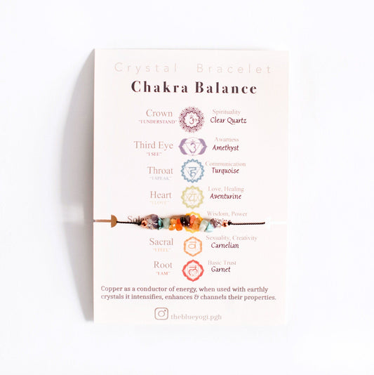 Chakra Balance Crystal Bracelet