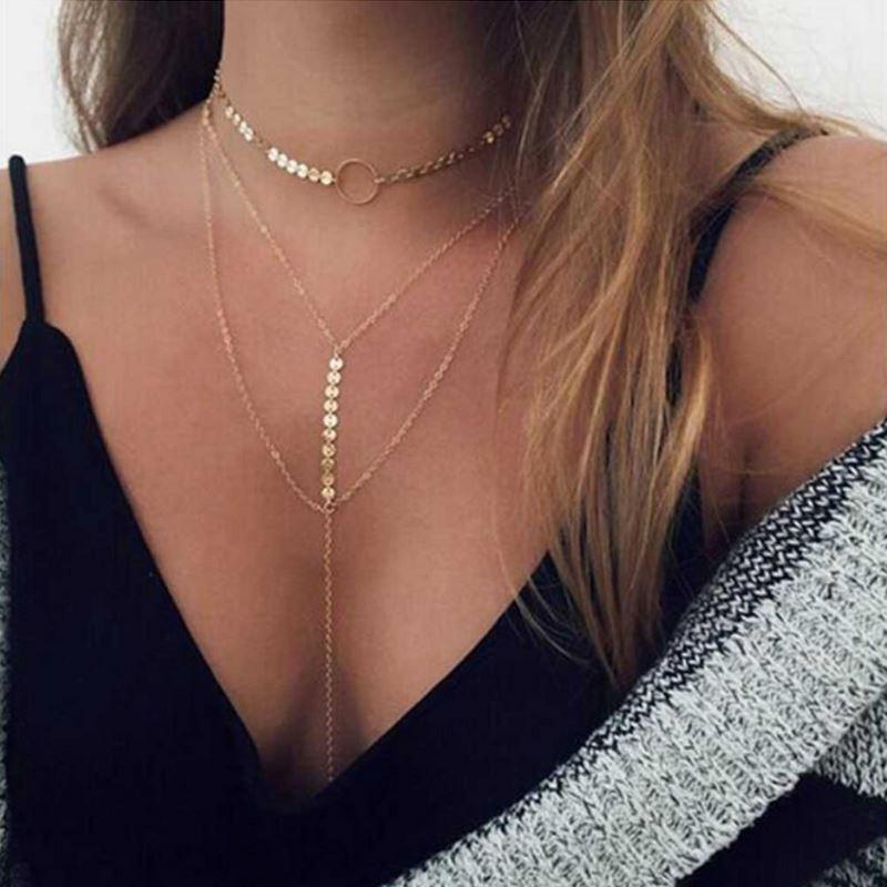 Three Layer Choker Necklace